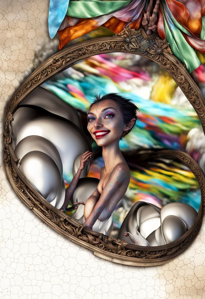 Photorealistic Aliens in Exotic Fashion: Hyperrealistic Phot...