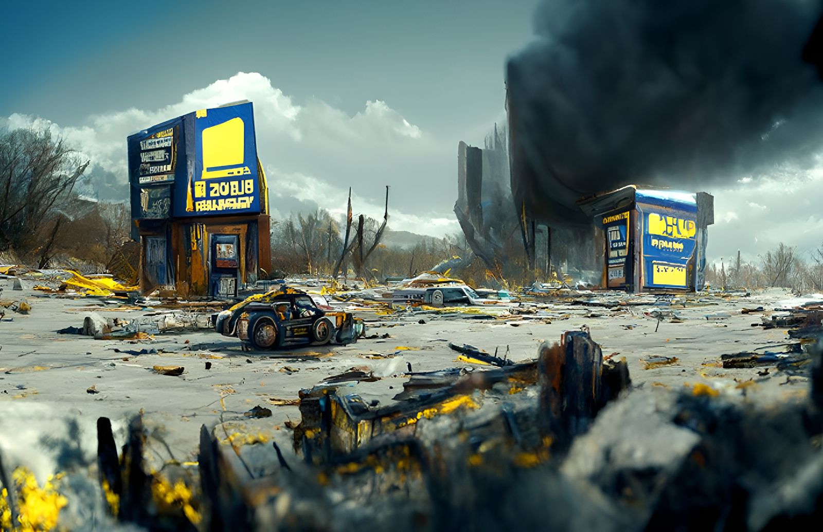 Post-Apocalyptic Blockbuster Video Art