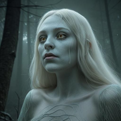 A striking hyperrealistic concept art of a 2-meter-tall fore...