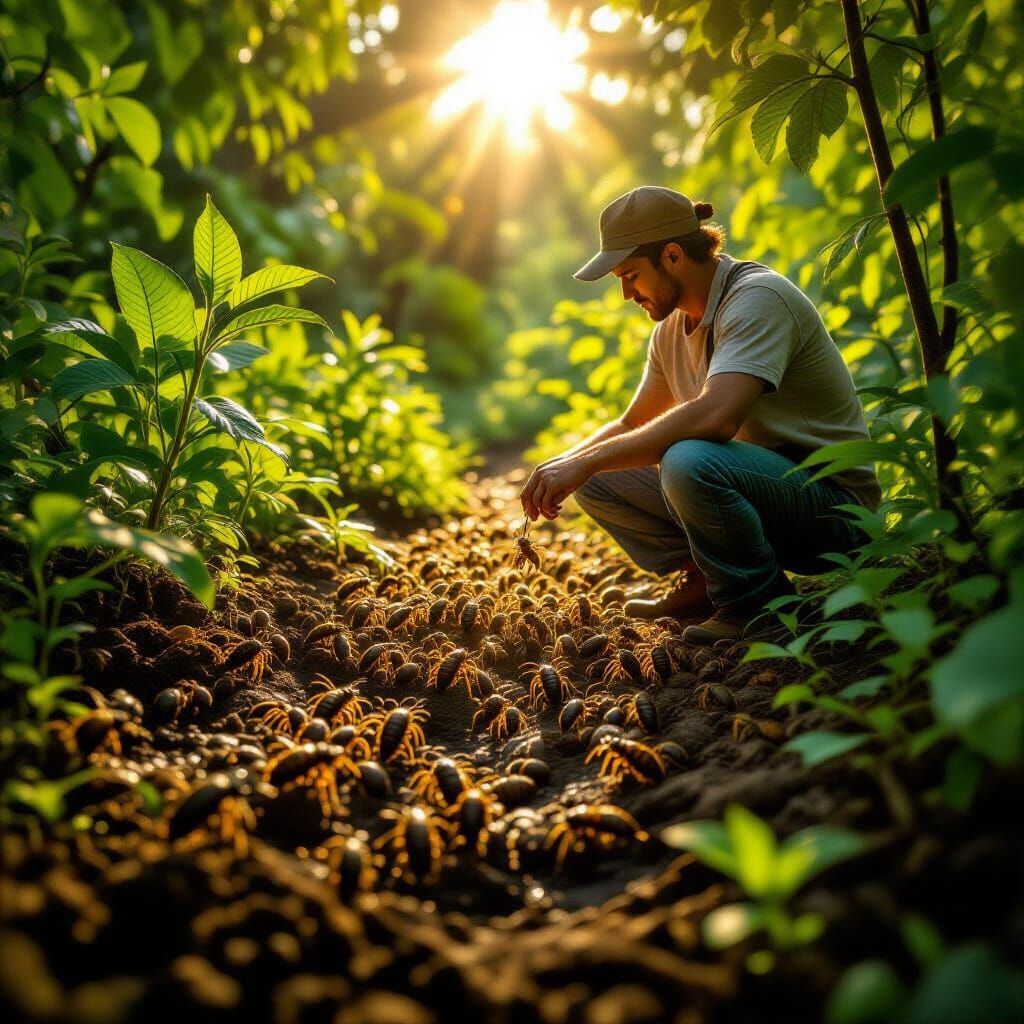 Breaking Free: A Hyperrealistic Ant Colony