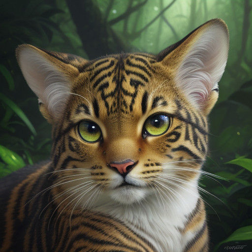 Playful Forest Friends in Hyperrealistic Concept Art