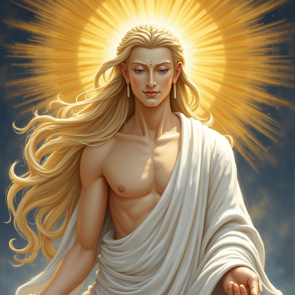 Buddha Maitreya in Golden Splendor