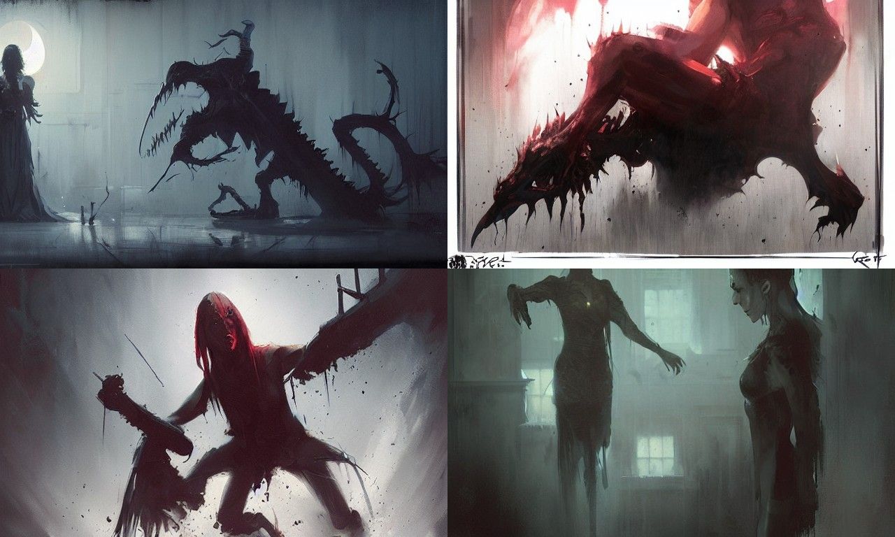 Sinister Psycho: A Dark Fantasy Portrait