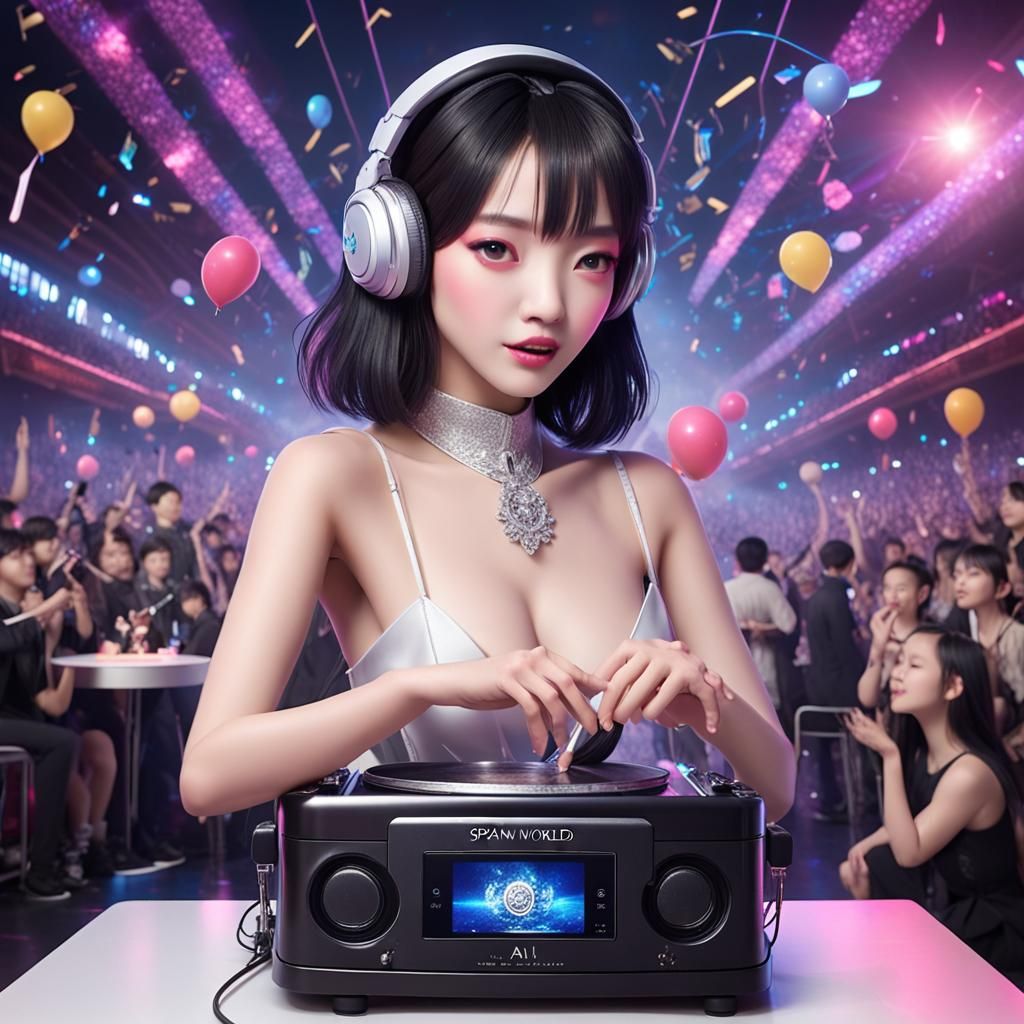 AI Birthday Party: Utopian Celebration in a New World