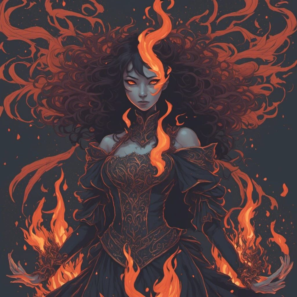 Mystical Fire Dancer Controls Flames with Pyrokinesis