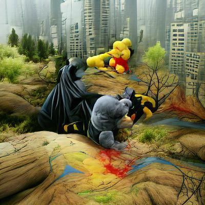 Batman vs Winnie the Pooh: Epic Showdown