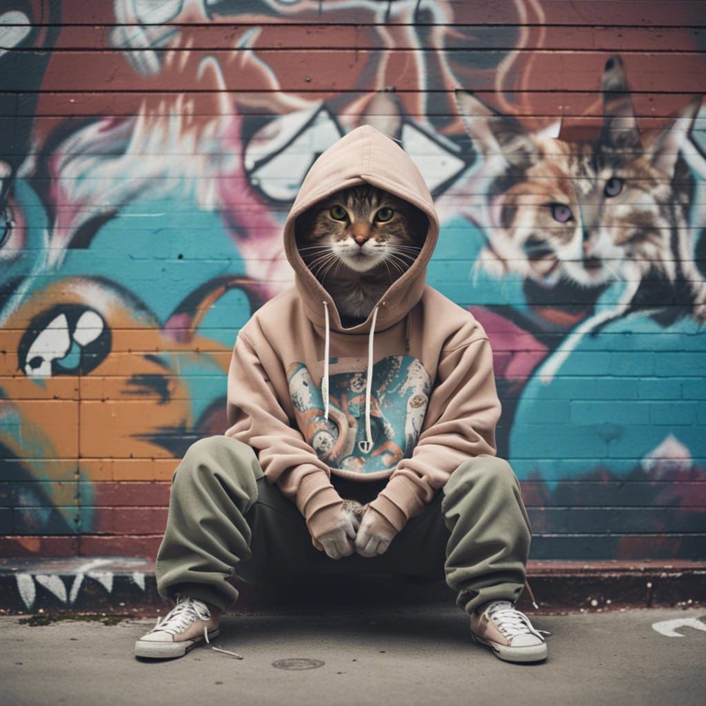 hip hop cat