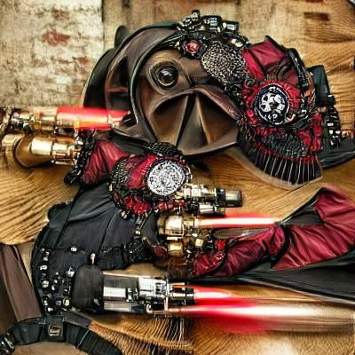 Star Wars Sith Lord in Steampunk Style