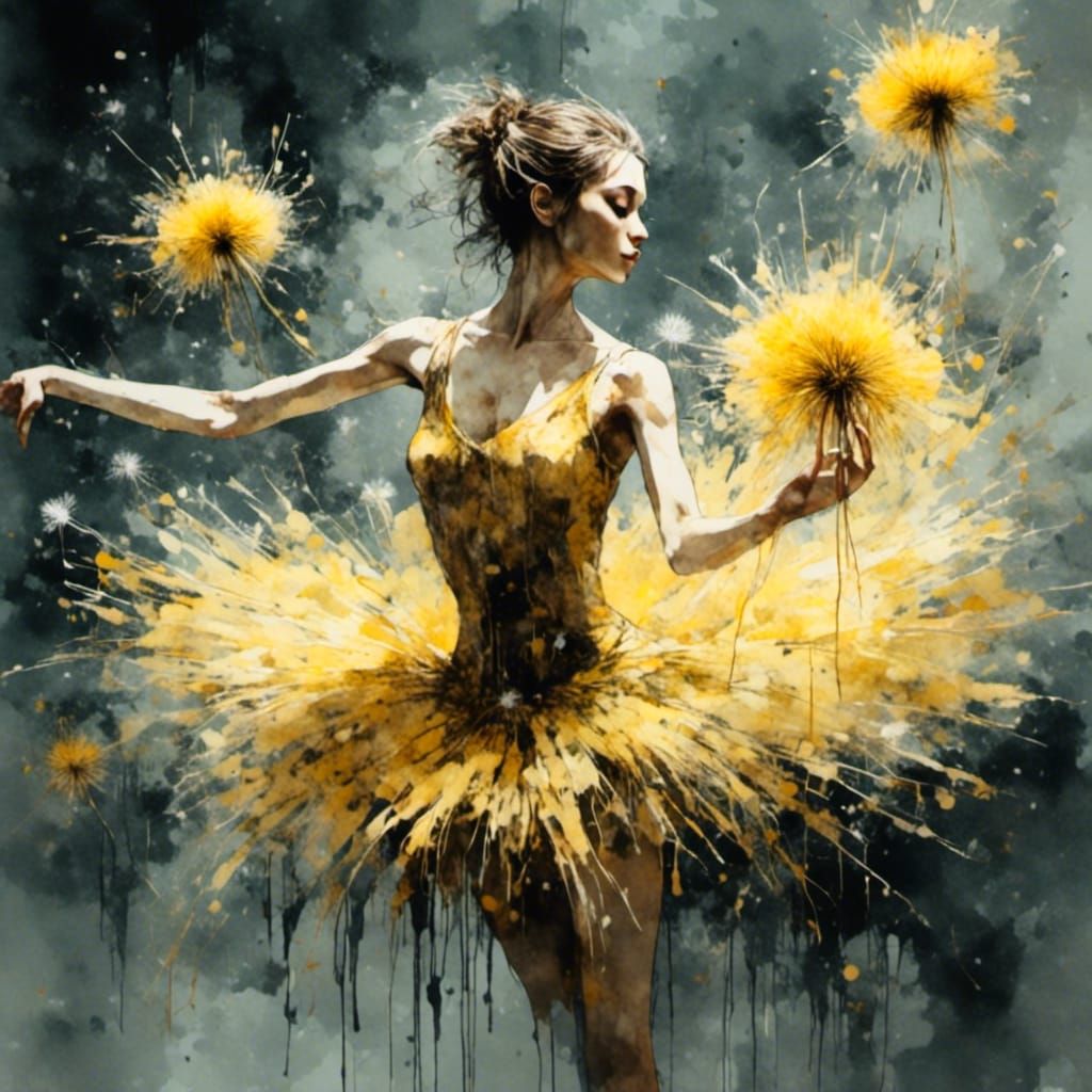 Dandelion Ballerina in Macabre Chromaflow Style