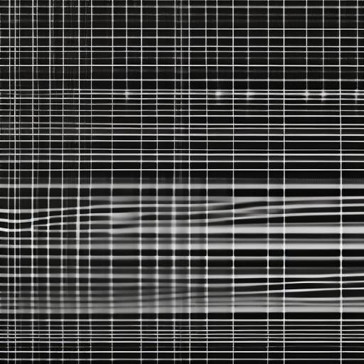 Detailed Audio Spectrogram with Bokeh Lighting