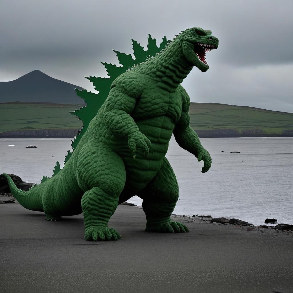 Irish Godzilla Emerges from the Sea