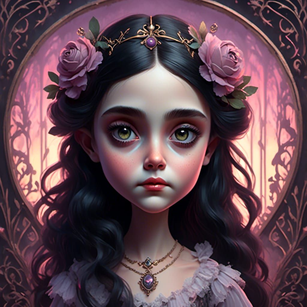 Little Morticia Addams