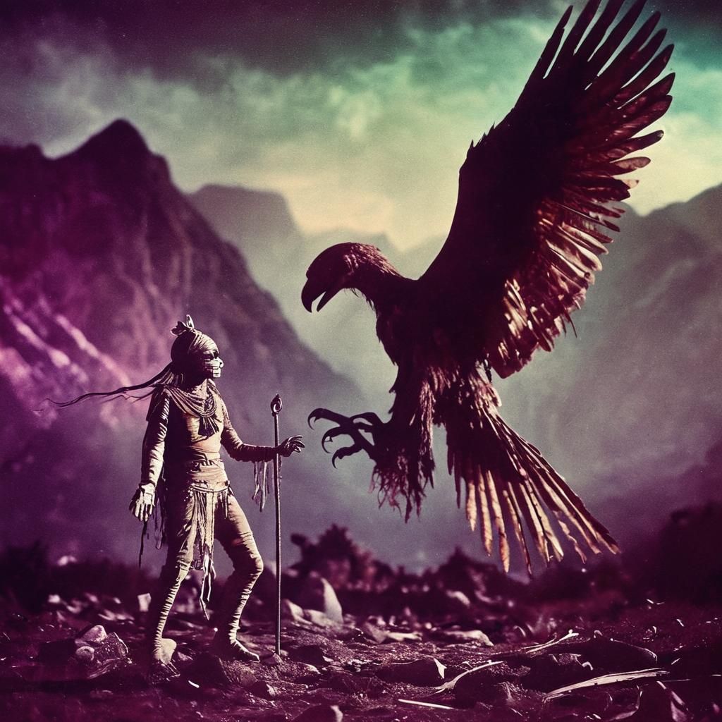 Aztec Mummy Princess and Thunderbird: Film Noir Adventure