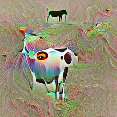 AI Generated Image of a Cow