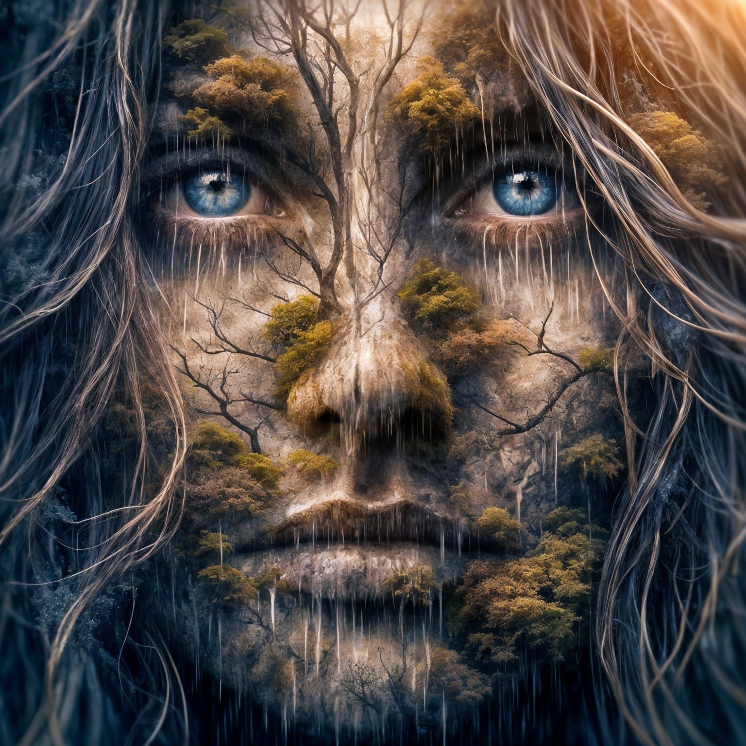 Mystical Mother Nature Hides from Humankind in Natural Photo