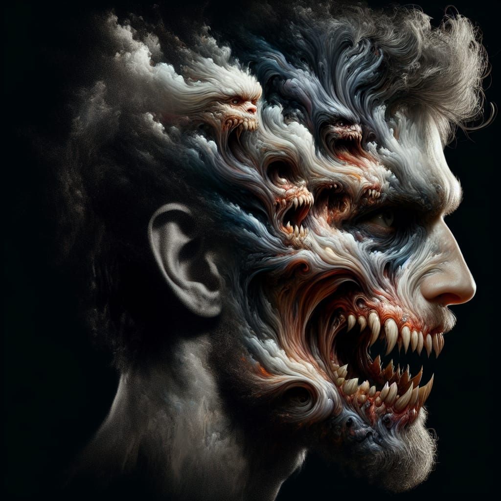 Eldritch Horror: Storm Cloud Portrait in Oil