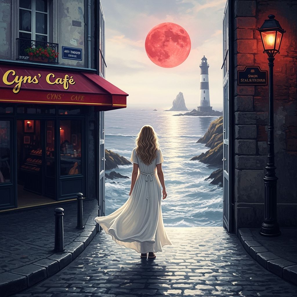 Threshold: Parisian Street Meets Seaside Dreamscape