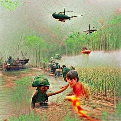 Vietnam War Scene