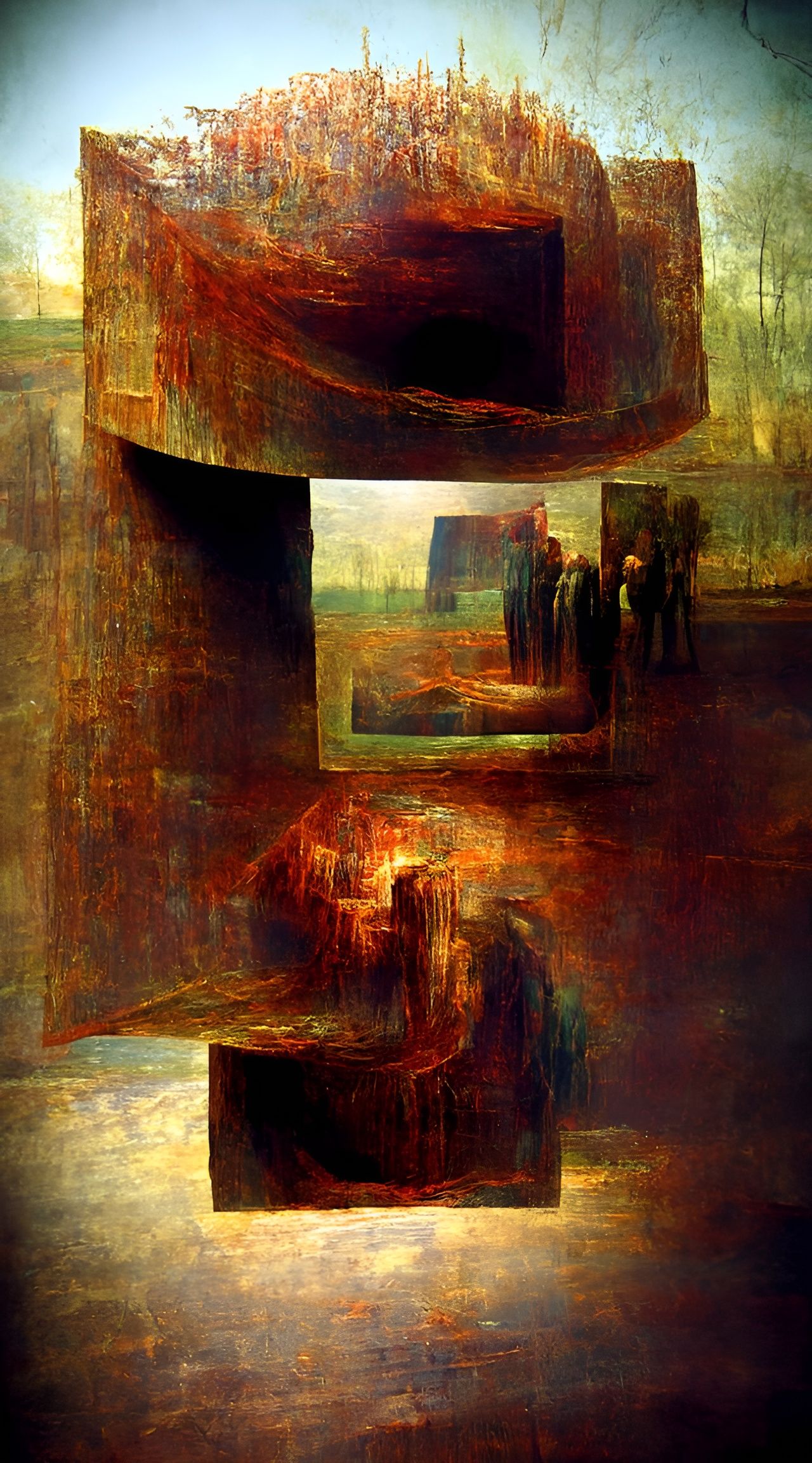 Surreal Entropic Recursion in Symbolic Style