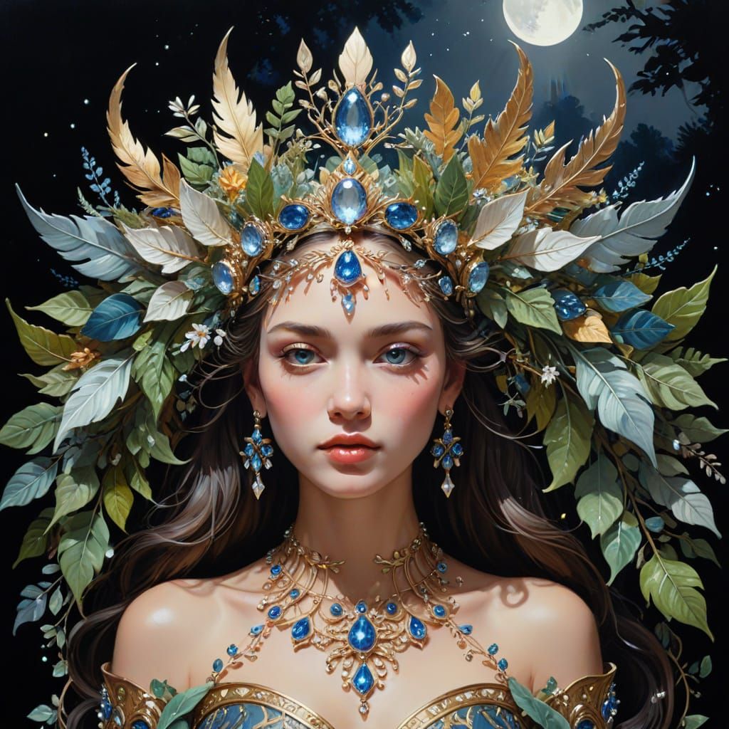 Exquisite Royal Headdresses: Fantasy and Futuristic Designs