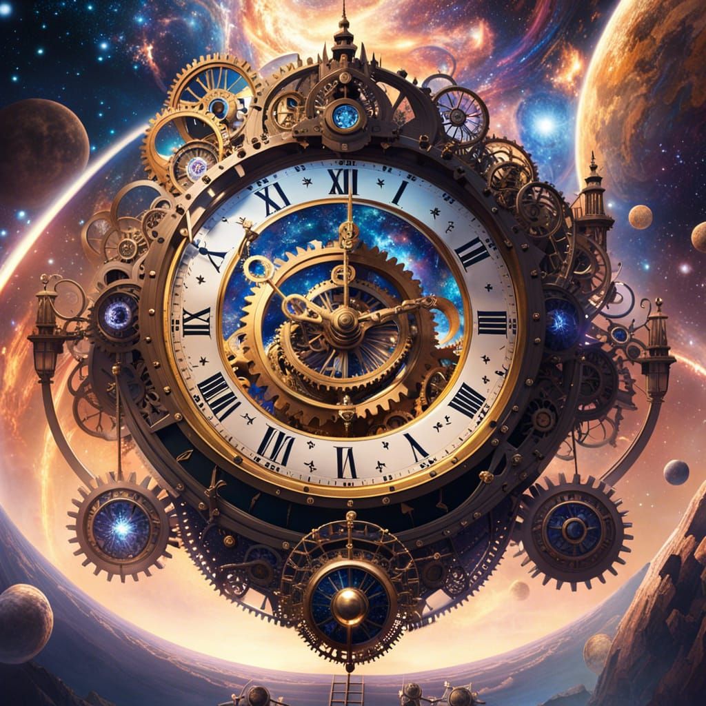 Celestial Clock: Galaxies Mark Time in Space