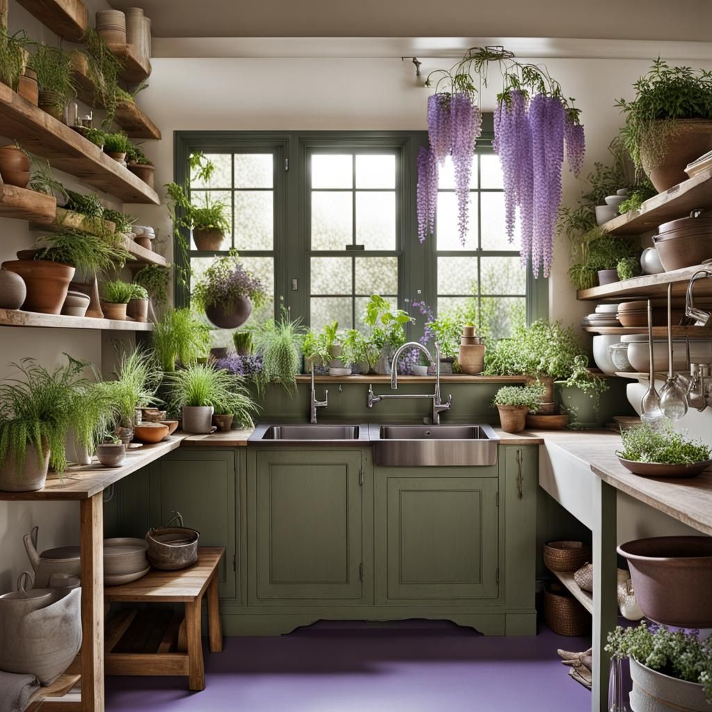 Boho Farmhouse Kitchen