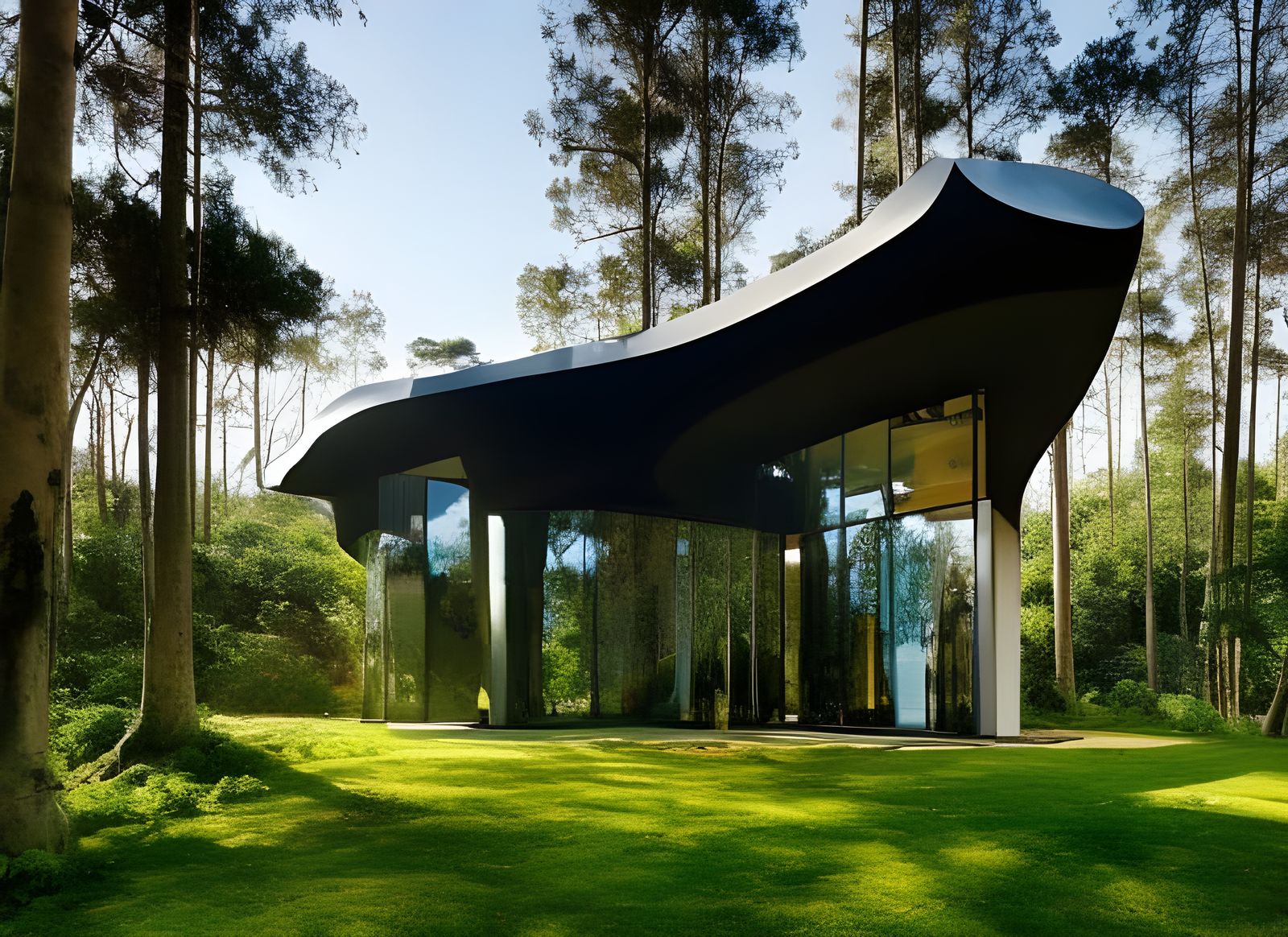 Weird Architecture: Optical Illusions in a Futuristic House