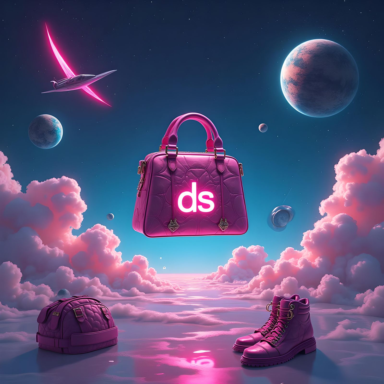 Futuristic Women's Accessories Inspired by Outer Space