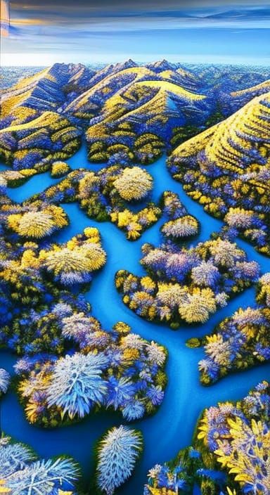 Hyperrealistic Seasons in Perfect Composition