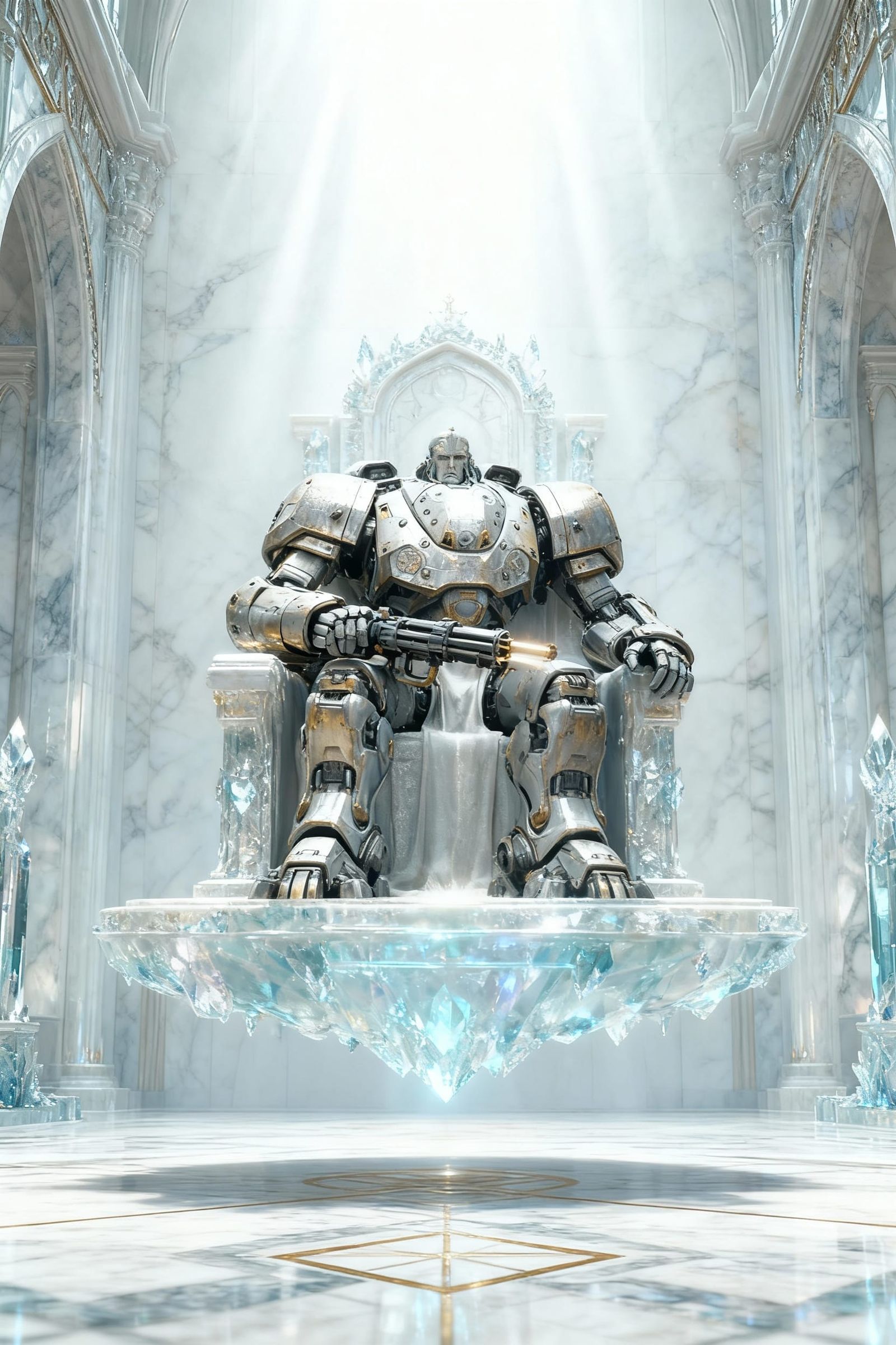 Primarch Archeon Lucenor on Throne of Light