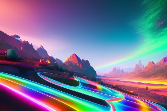 Rainbow Road, Mario Kart