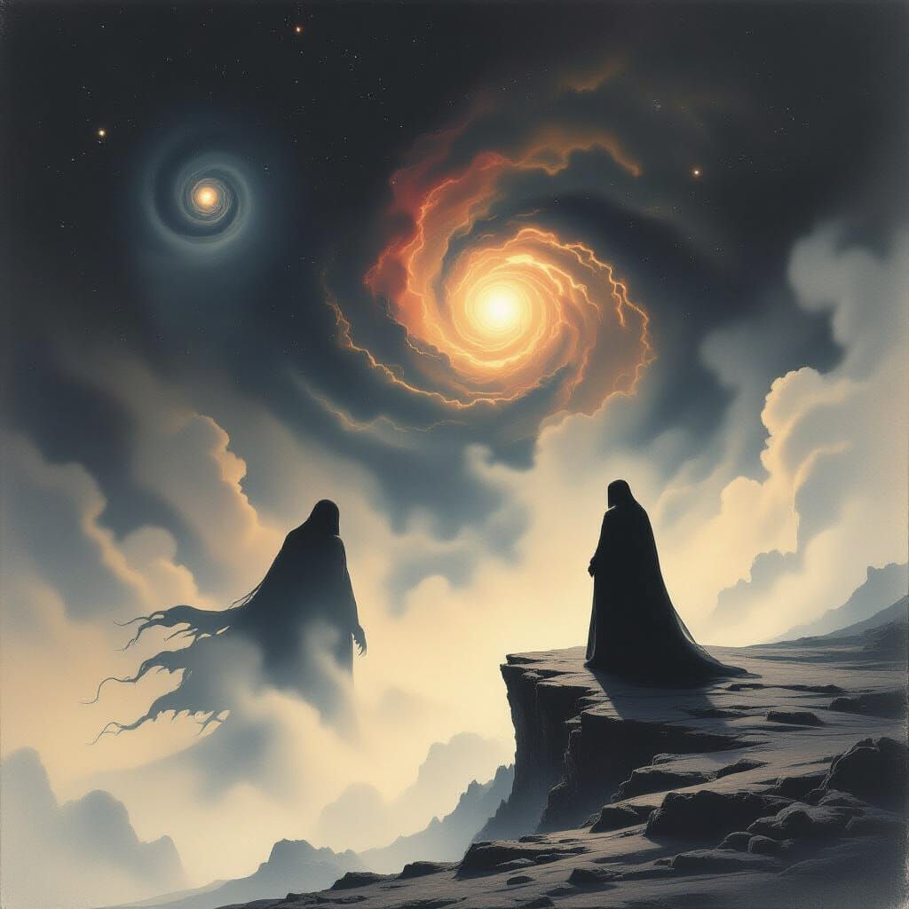 Shadow Figure at Cosmic Void's Edge