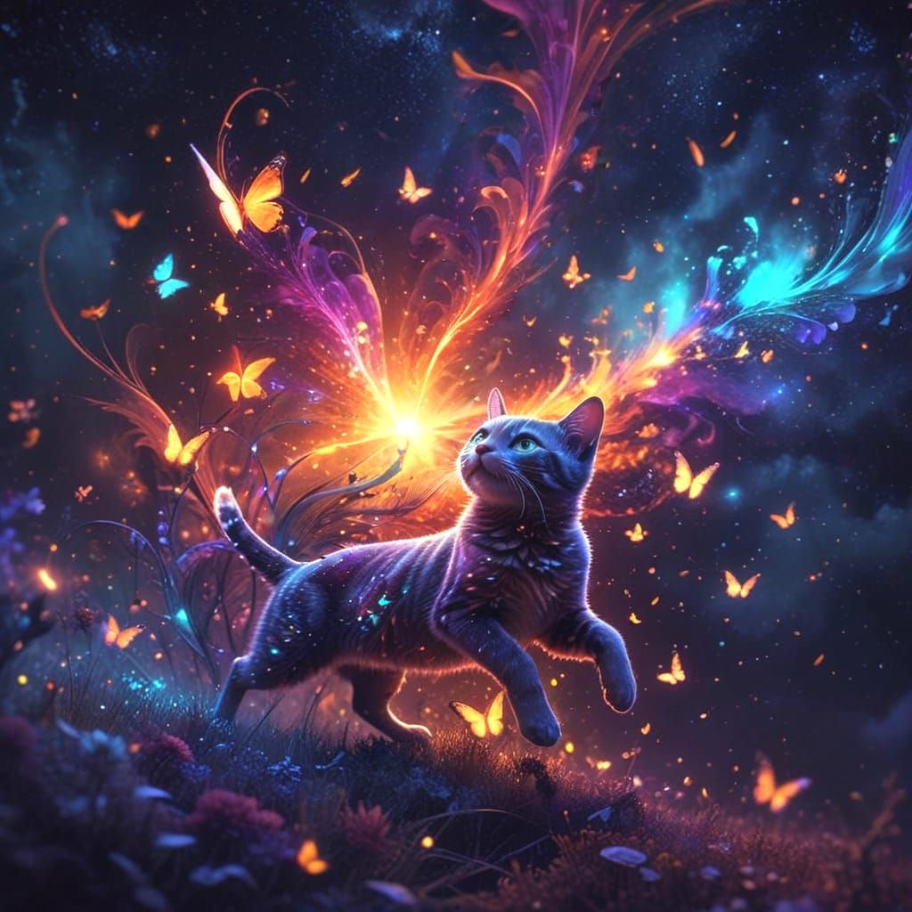 Vibrant Celestial Dance