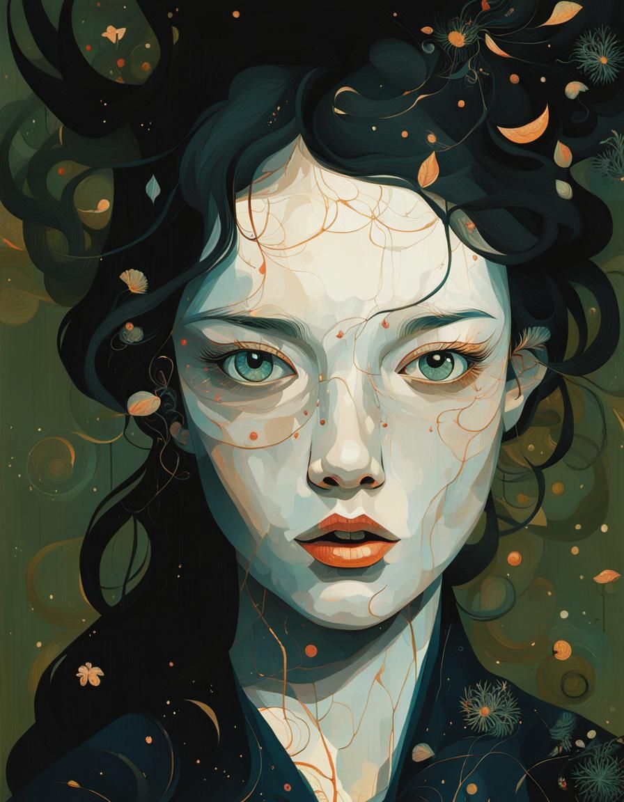 Abstract Art in Complementary Colors