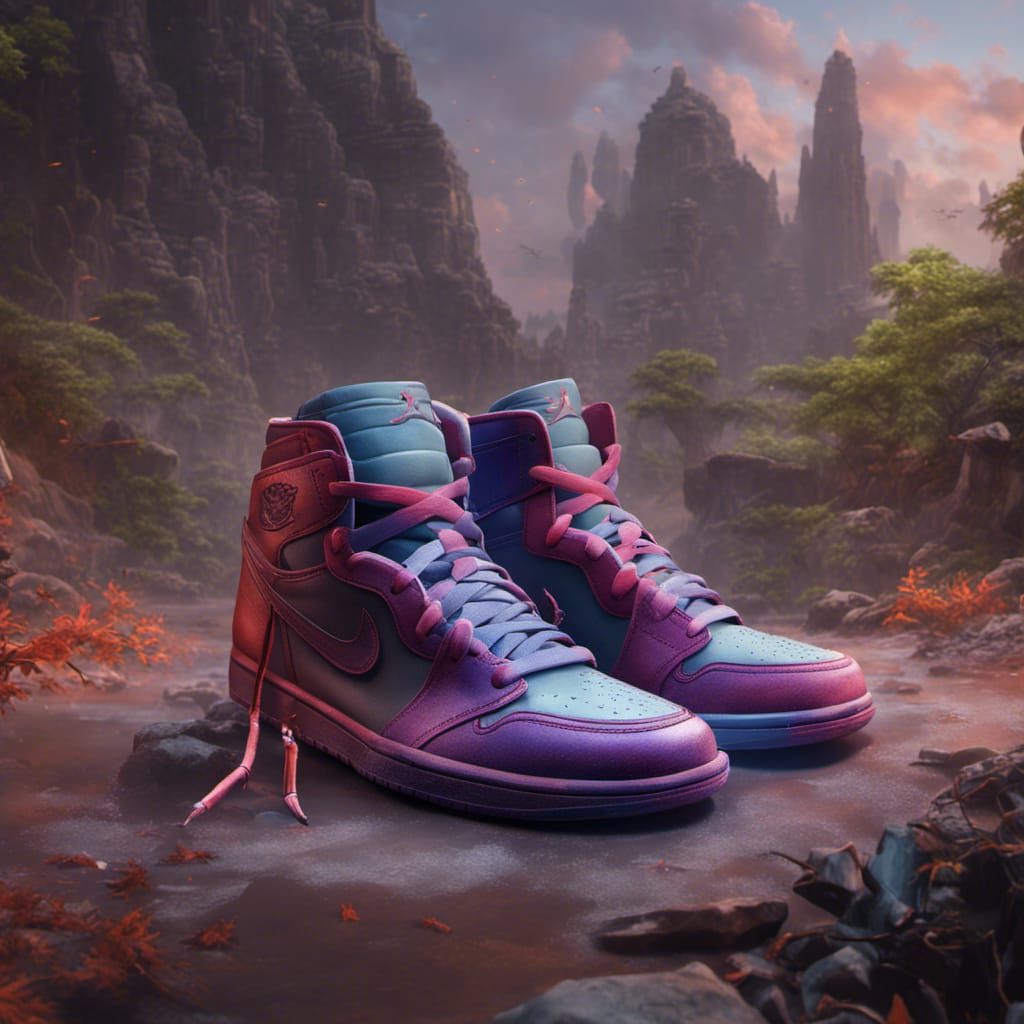 Jordan 1 Sneaker in 16-bit Style