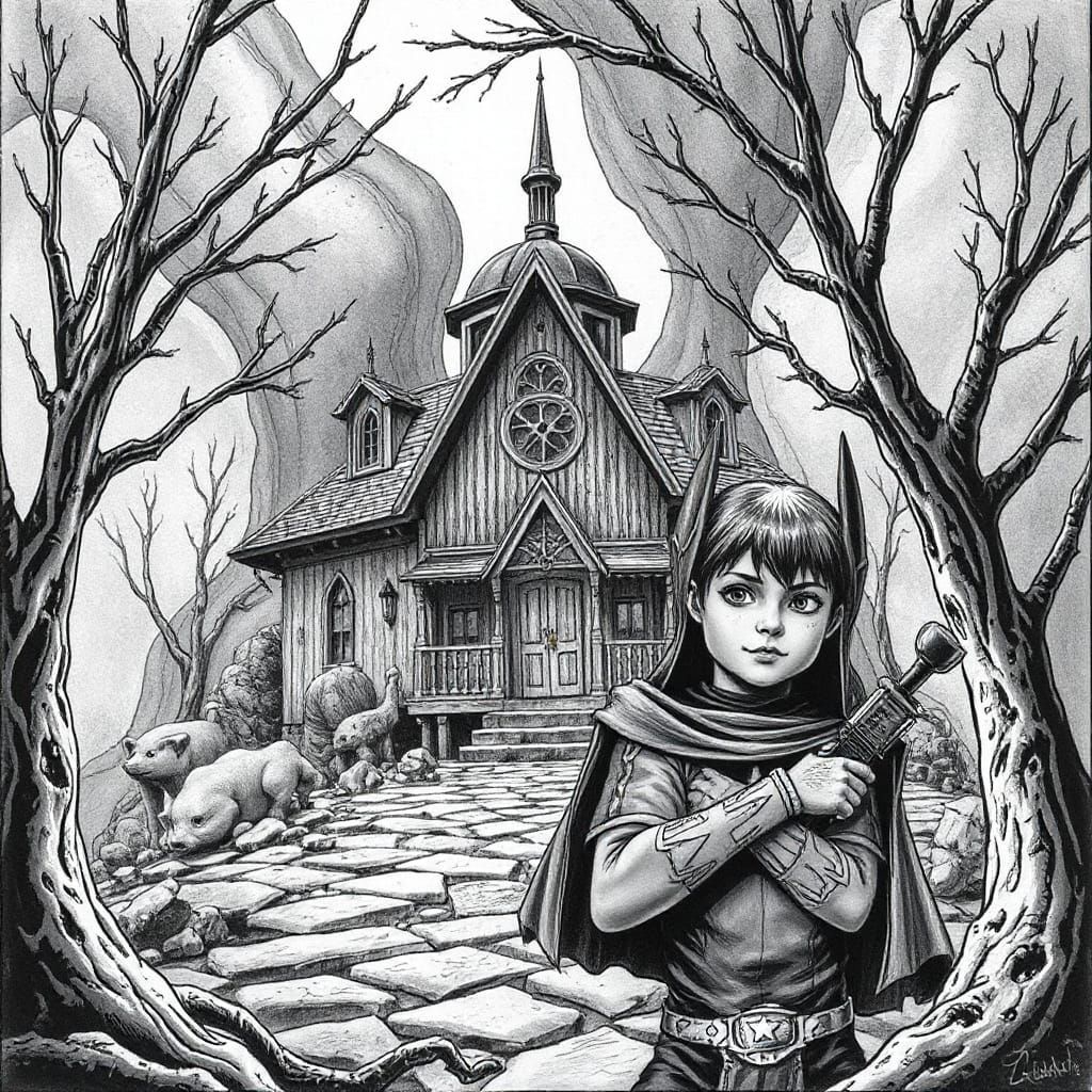 Supervillain Lair With Dramatic Lighting