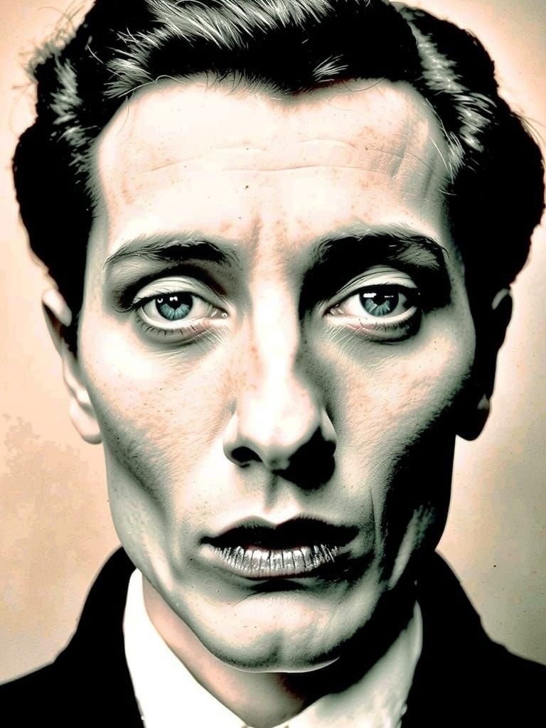 Elegant European Vampire of Means in a Dark, Gothic Setting