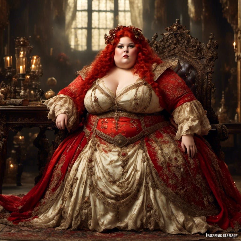 SSBBW Medieval Woman with Obese Figure