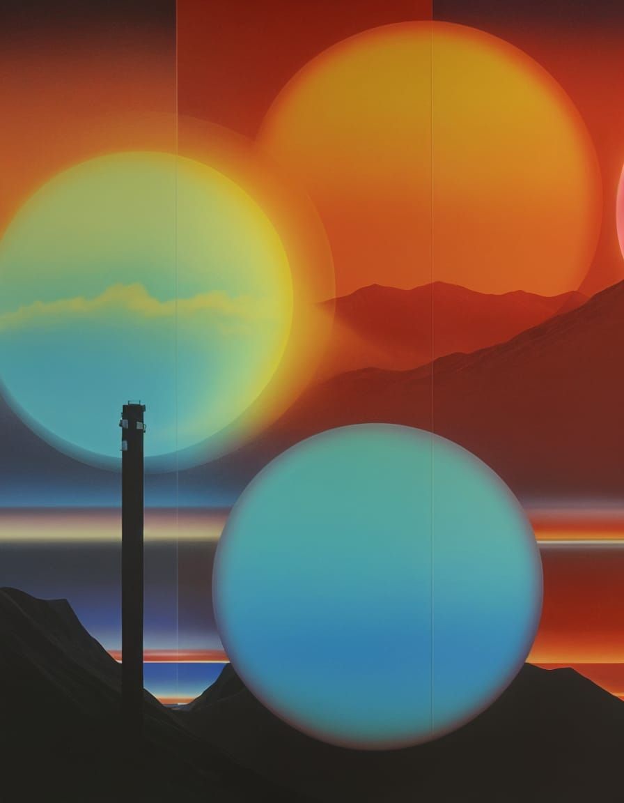 Kyushu Four Seasons: Minimalist Airbrush Art