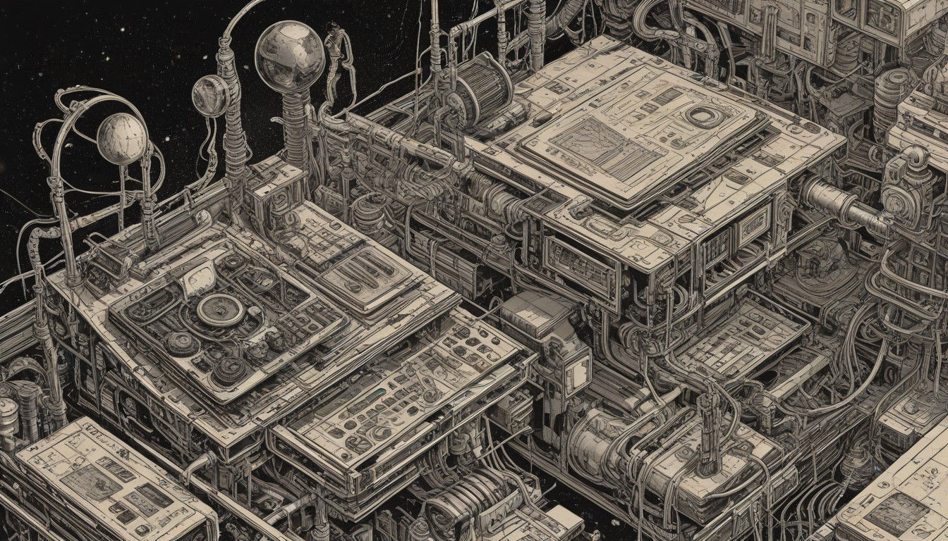 Retro-Futuristic Comic Book Art: Crumpled Pages and Bypassin...