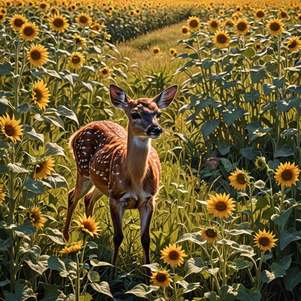 Fawn's Journey: A Wildlife Photography Masterpiece