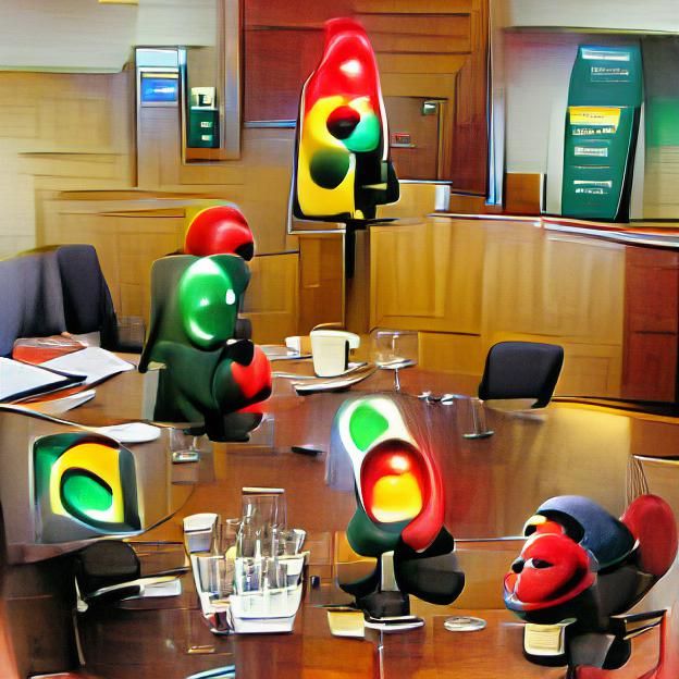 Traffic Lights Discuss Marketing Strategy