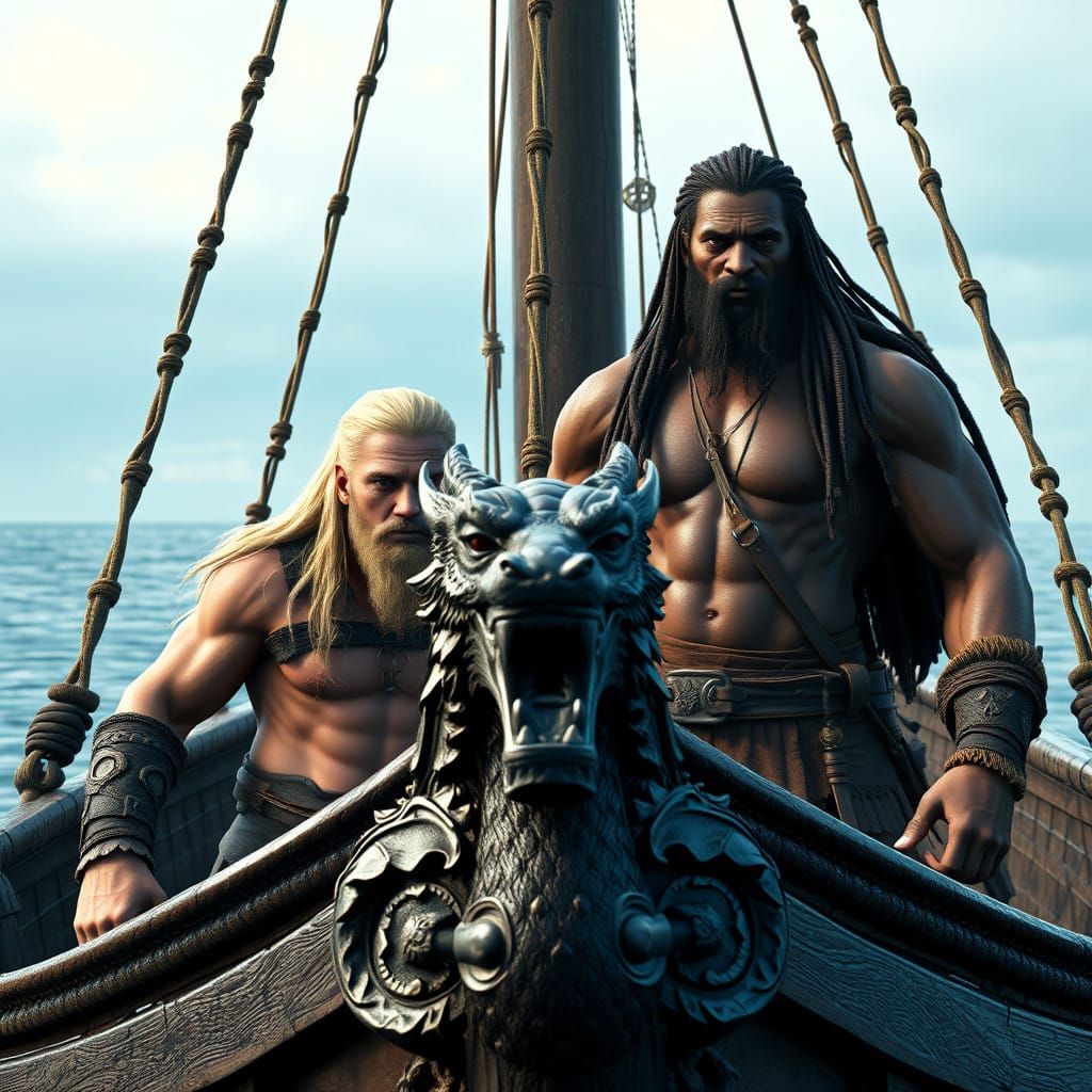 Vikings under sail