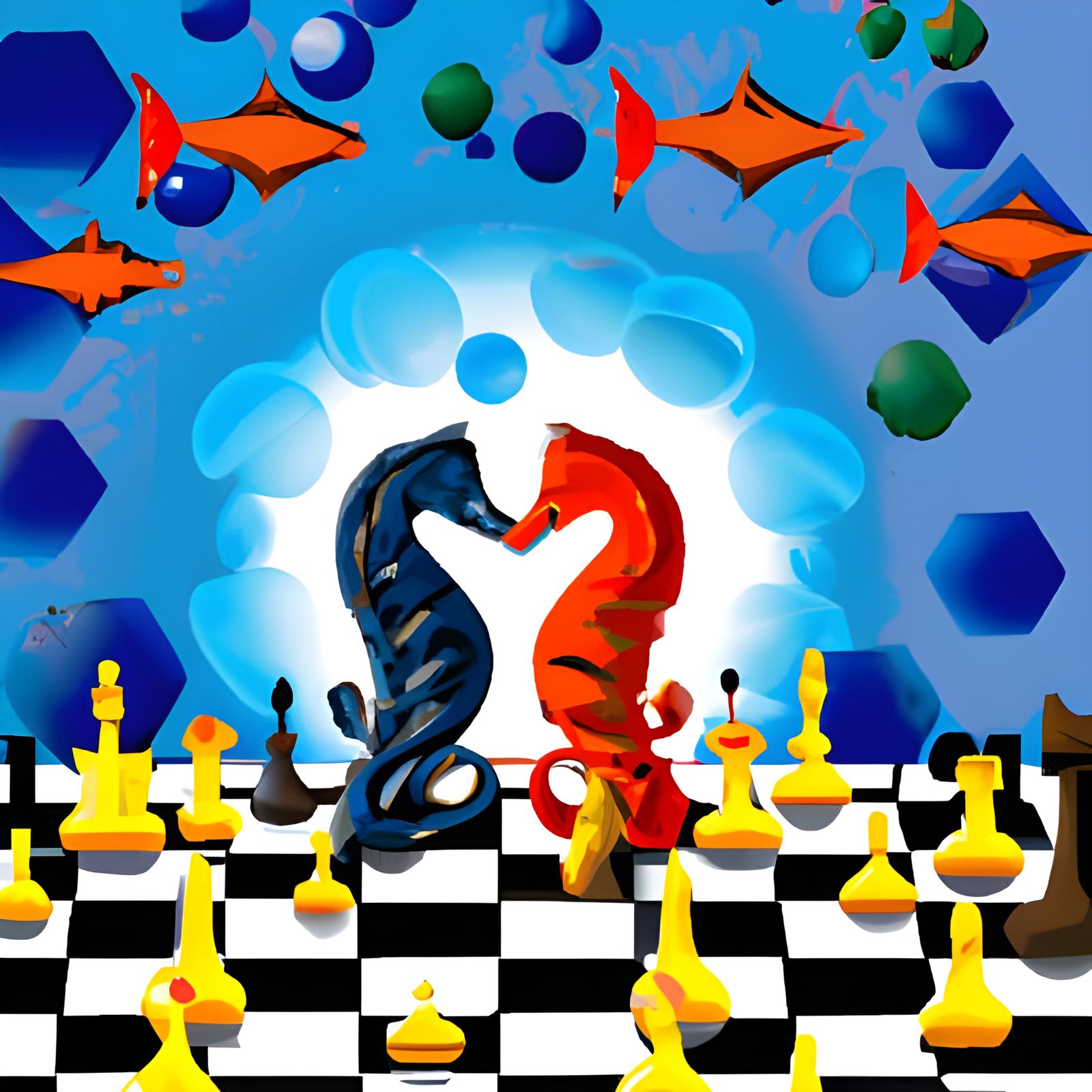 Underwater chess