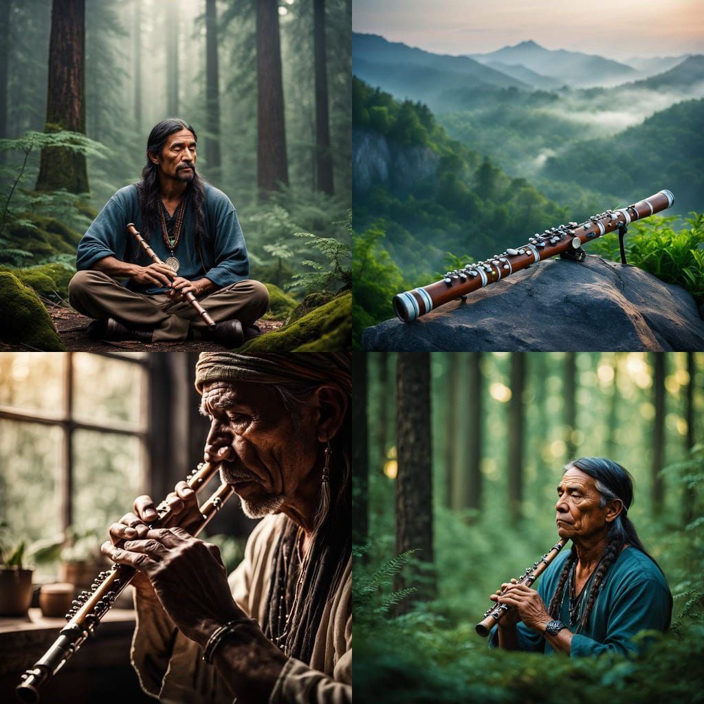 Soothing Ethereal Flute Music in Ambient Electronic Harmony