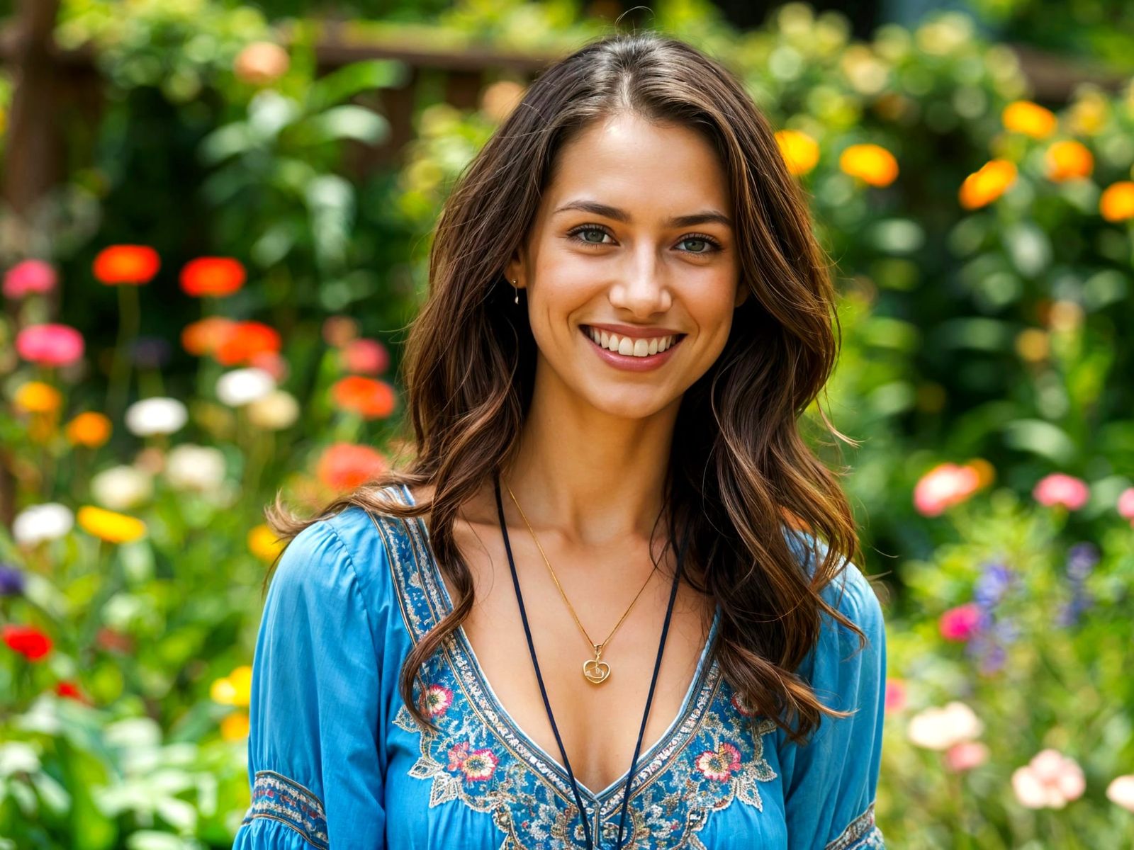 Ethereal Bohemian Garden Beauty