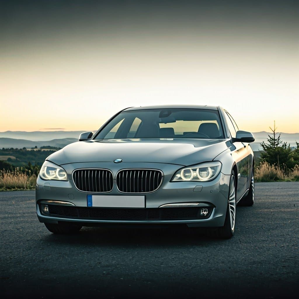 2009 BMW 7 Series in Cinematic Film Style