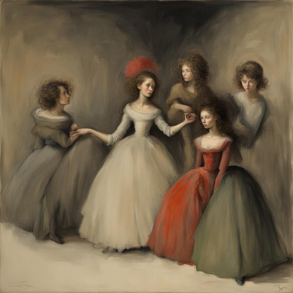 Christmas Day Arguments in Surrealist Style