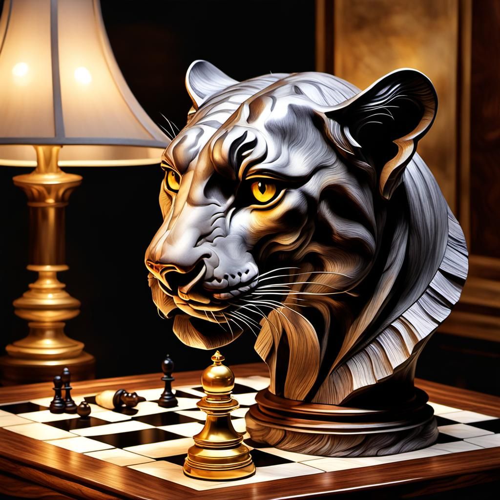 Eye Reflecting Vintage Scene with Panther Iris