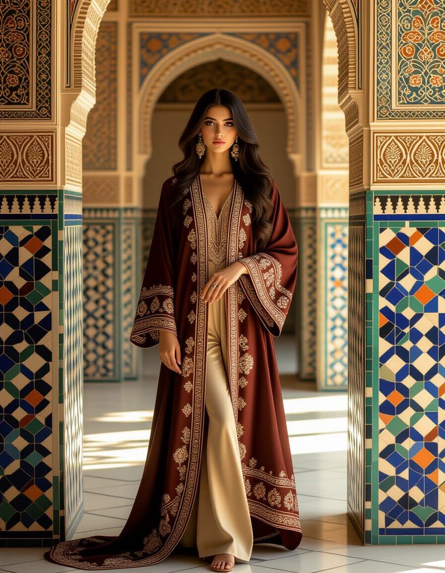 Ottoman Princess in Ornate Palace